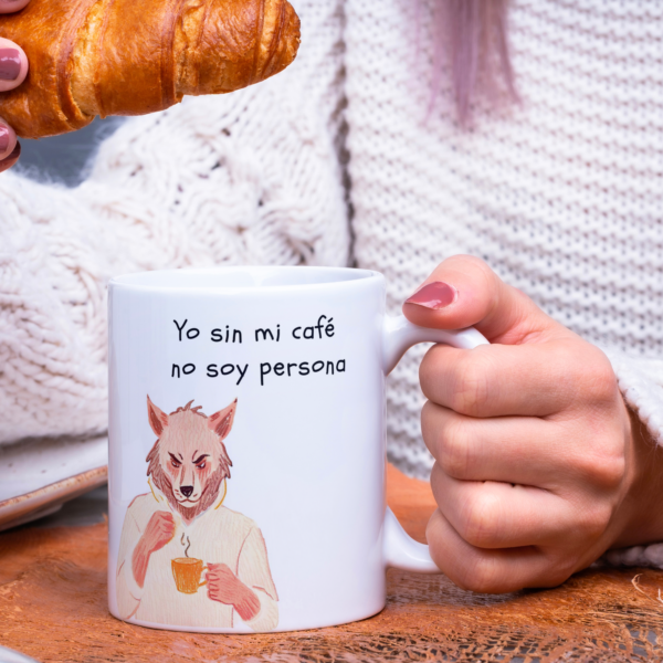 Taza Graciosa de Hombre Lobo