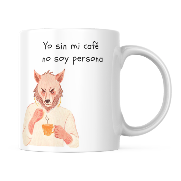 Taza Graciosa de Hombre Lobo