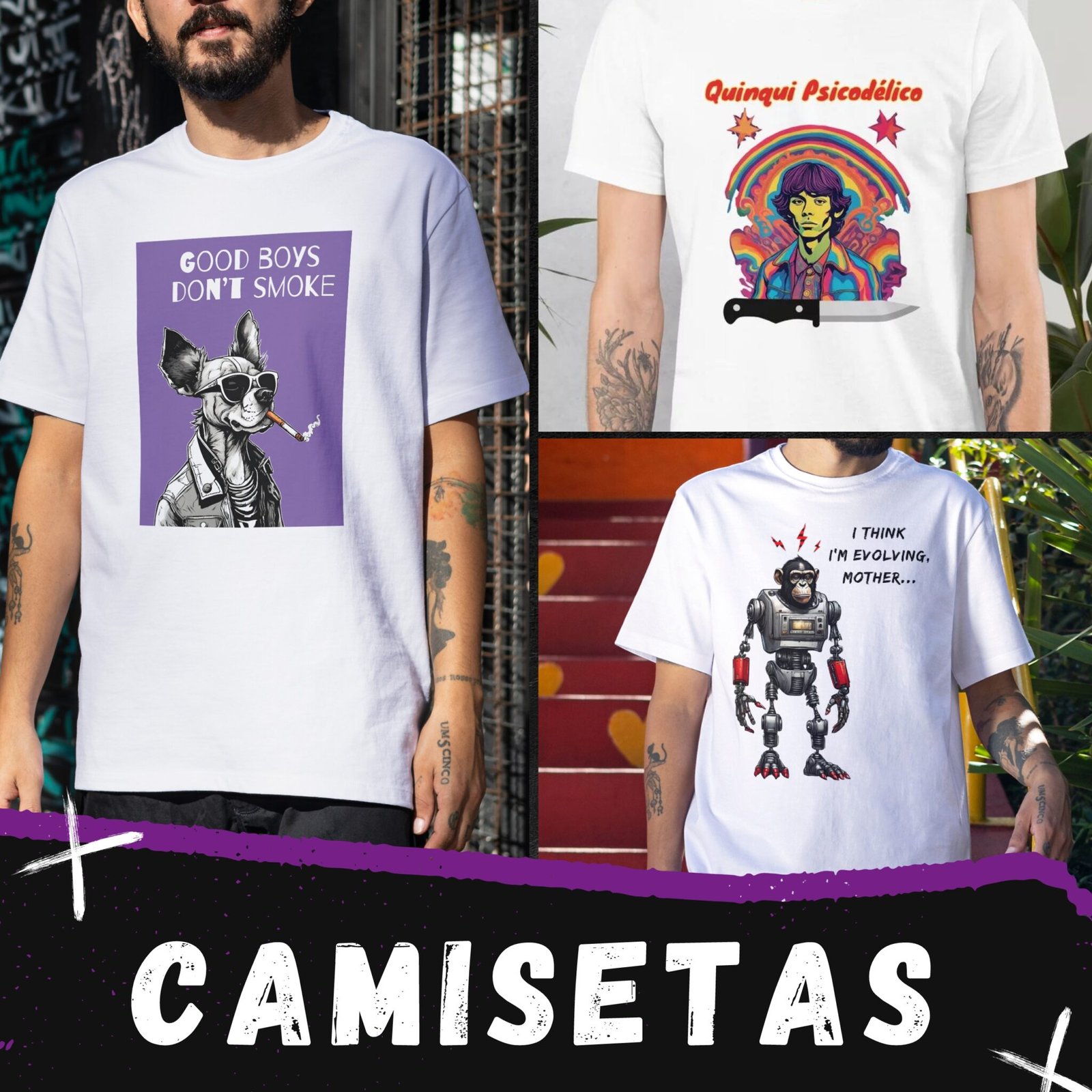 camisetas underground